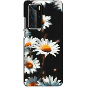 Чохол з ромашками на Huawei P40 Pro (Білі ромашки)