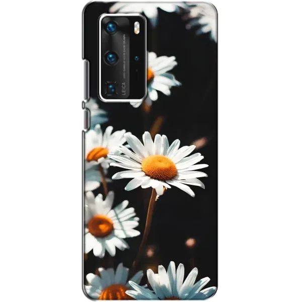 Чехол с рисунком «Белые ромашки» для Huawei P40 Pro Чехол с рисунком «Белые ромашки» для Huawei P40 Pro