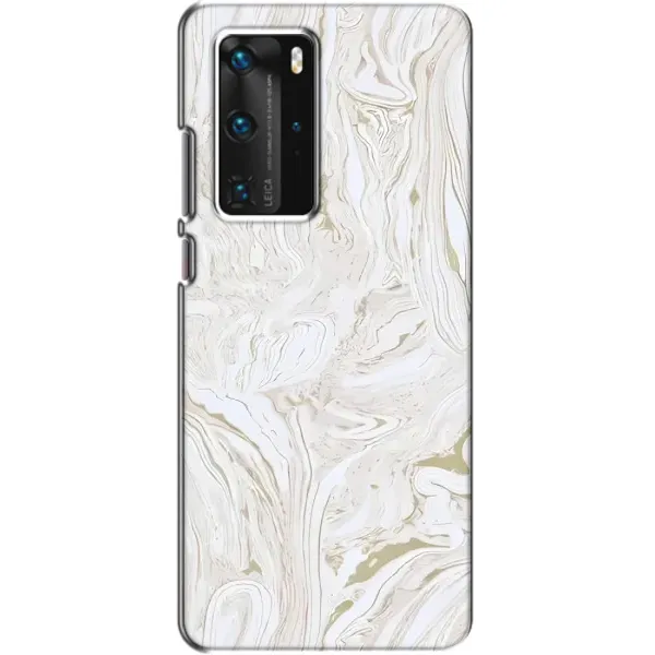 Чехол с рисунком «белый мрамор» для Huawei P40 Pro Чехол с рисунком «белый мрамор» для Huawei P40 Pro