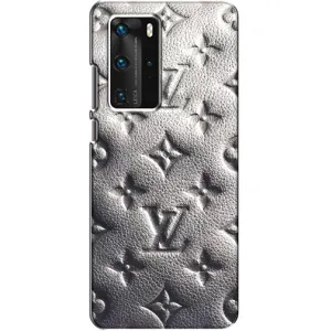 Текстурний Чохол Louis Vuitton для Хуавей П40 Про (Бежевий ЛВ)