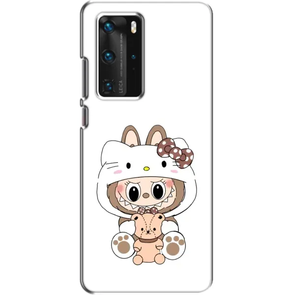 Чехол с рисунком «Белый Лабубу» для Huawei P40 Pro Чехол с рисунком «Белый Лабубу» для Huawei P40 Pro