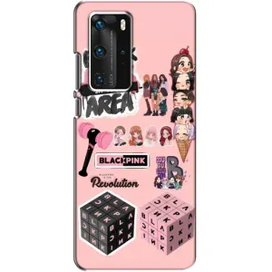 Чохли з картинкою для Huawei P40 Pro (BLACK PINK колаж)