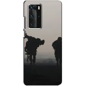 Чохли на військову тематику для Huawei P40 Pro (Бій солдат)