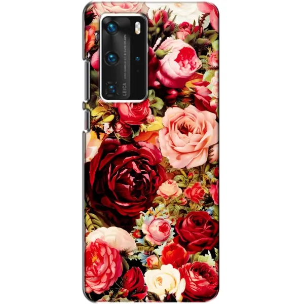Чехол с рисунком «Букет цветов» для Huawei P40 Pro Чехол с рисунком «Букет цветов» для Huawei P40 Pro