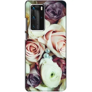 Чехлы с принтом Розочки для Huawei P40 Pro (Букет РОЗ)