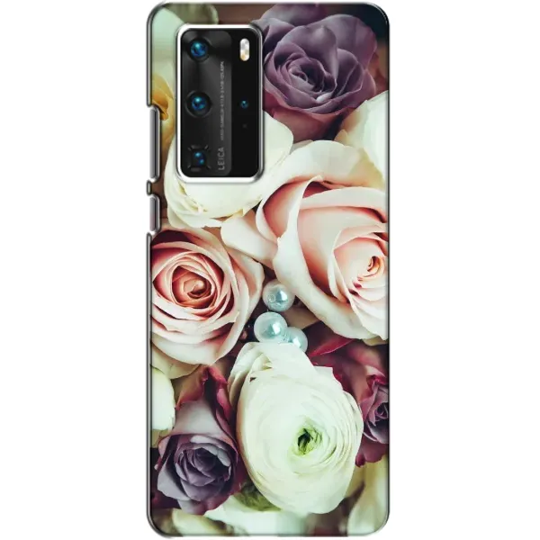 Чехол с рисунком «Букет РОЗ» для Huawei P40 Pro Чехол с рисунком «Букет РОЗ» для Huawei P40 Pro