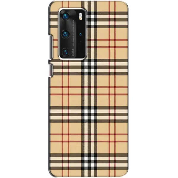 Чехол с рисунком «Burberry стиль» для Huawei P40 Pro Чехол с рисунком «Burberry стиль» для Huawei P40 Pro