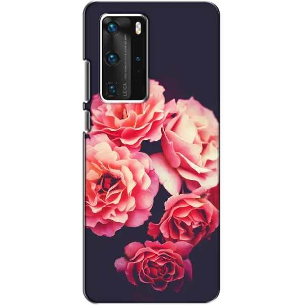 Чехол с рисунком «Бутоны» для Huawei P40 Pro Чехол с рисунком «Бутоны» для Huawei P40 Pro