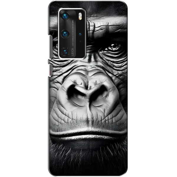 Чехол с рисунком «Черная обезьяна» для Huawei P40 Pro Чехол с рисунком «Черная обезьяна» для Huawei P40 Pro