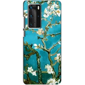 Чехол с принтом САКУРЫ на Huawei P40 Pro (Цветение Сакуры)
