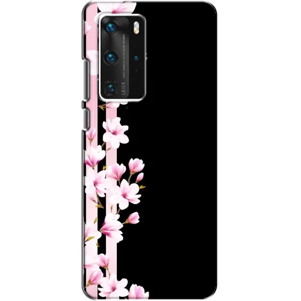 Чехол с рисунком «Цветочки» для Huawei P40 Pro Чехол с рисунком «Цветочки» для Huawei P40 Pro