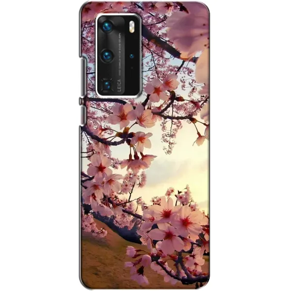 Чехол с рисунком «Цветущая сакура» для Huawei P40 Pro Чехол с рисунком «Цветущая сакура» для Huawei P40 Pro