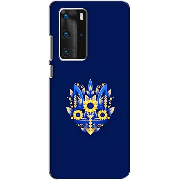 Чехол с рисунком «Цветущий Герб» для Huawei P40 Pro