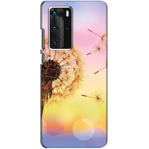 Силиконовый Чехол с одуванчиками на Huawei P40 Pro