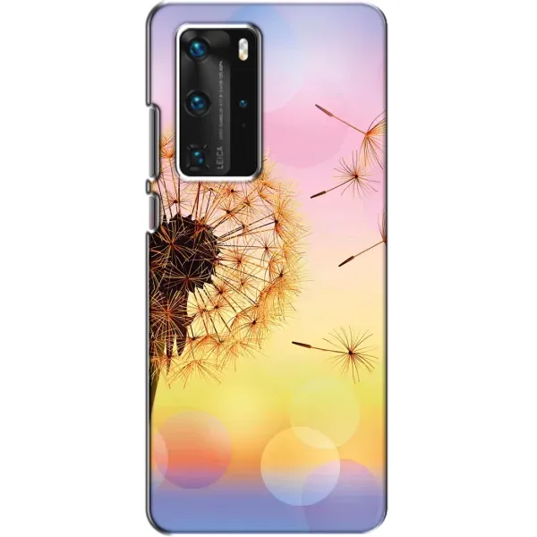 Чехол с рисунком «Цветок-одуванчик» для Huawei P40 Pro Чехол с рисунком «Цветок-одуванчик» для Huawei P40 Pro