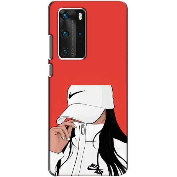 Чехол с рисунком «Девушка Nike» для Huawei P40 Pro Чехол с рисунком «Девушка Nike» для Huawei P40 Pro