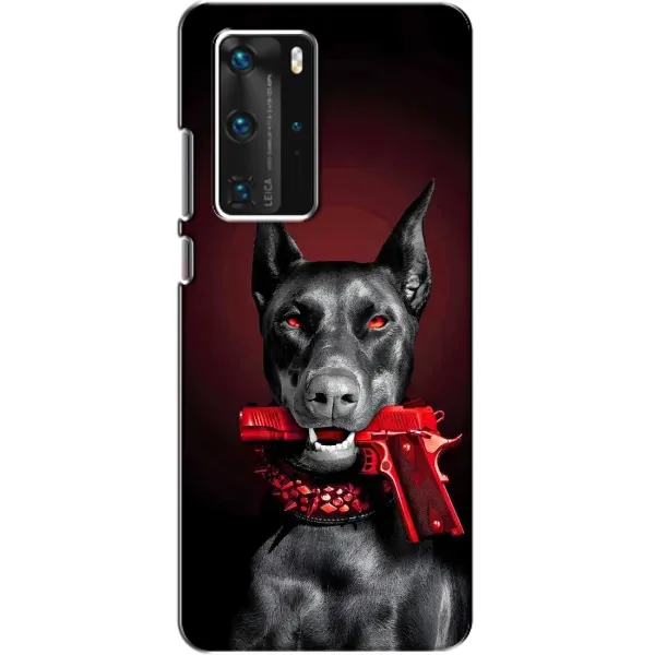 Чохол з малюнком «Доберман злий» для Huawei P40 Pro Чохол з малюнком «Доберман злий» для Huawei P40 Pro