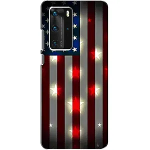 Чехол Флаг USA для Huawei P40 Pro (Флаг США 2)