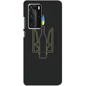 Чехол с картинкой (Патриотический ГЕРБ) на Huawei P40 Pro (Герб - Молотова)