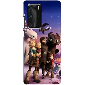 Чехол дракон Беззубик для Huawei P40 Pro (Герои дракона)