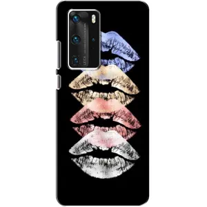 Чохол Стильні дівчата на Huawei P40 Pro (Губи)