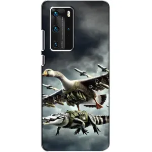 Чохол з мемами траралело тралала для Huawei P40 Pro (Гусіні і крокоділо)