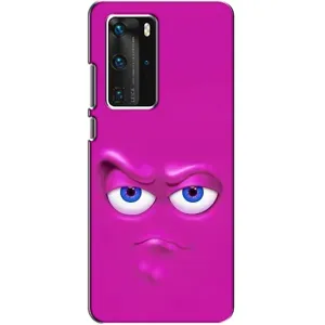Силиконовые Чехлы (смешные стикеры) для Huawei P40 Pro (Хитрая мордочка)
