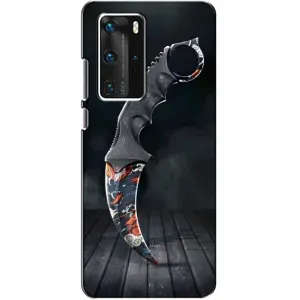 Чехол КИБЕРСПОРТ для Huawei P40 Pro (Кинжал КС ГО)