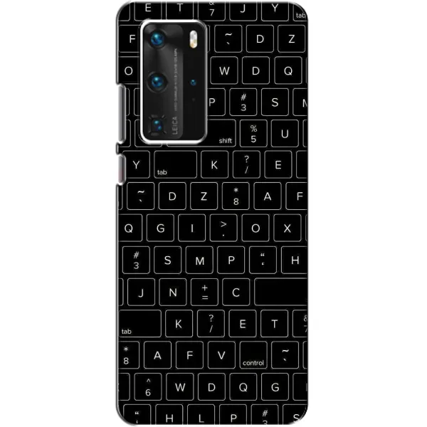 Чехол с рисунком «Клавиатура» для Huawei P40 Pro Чехол с рисунком «Клавиатура» для Huawei P40 Pro