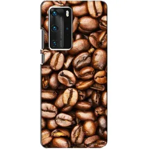 Чохол з зображенням смачної їжі для Huawei P40 Pro (Кава)