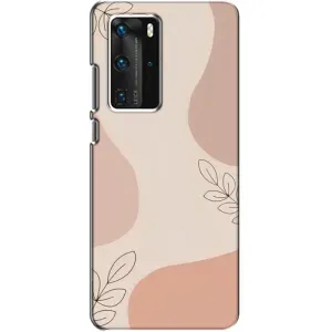 Чехол с рисунком «Коричневый фон» для Huawei P40 Pro