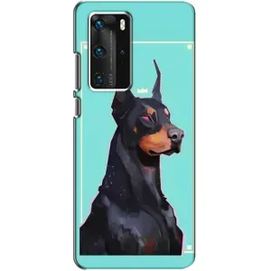 Чехол ДОБЕРМАН для Huawei P40 Pro (Король доберман)