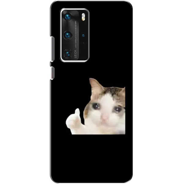 Чохол з малюнком «Кіт у сльозах» для Huawei P40 Pro