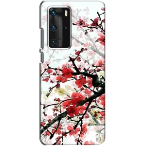 Чехол с принтом САКУРЫ на Huawei P40 Pro (Красивая Сакура)