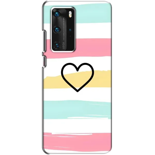 Чехол с рисунком «Красивое сердечко» для Huawei P40 Pro Чехол с рисунком «Красивое сердечко» для Huawei P40 Pro