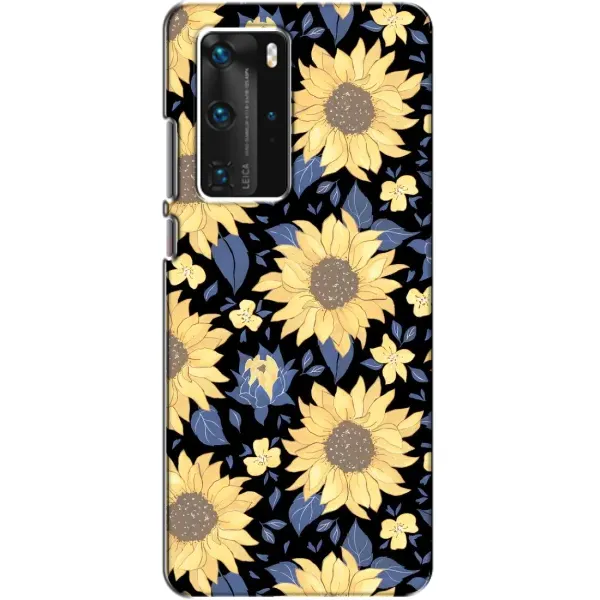 Чехол с рисунком «красивые цветы» для Huawei P40 Pro Чехол с рисунком «красивые цветы» для Huawei P40 Pro