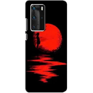 Летний Чехол на Huawei P40 Pro (Красный Закат)
