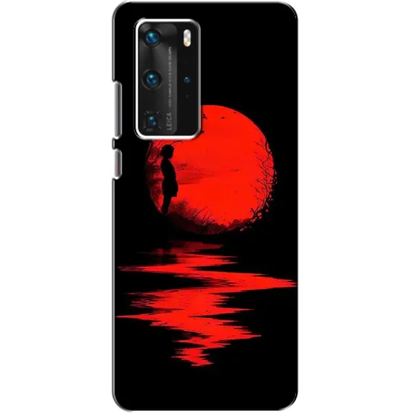 Чехол с рисунком «Красный Закат» для Huawei P40 Pro Чехол с рисунком «Красный Закат» для Huawei P40 Pro