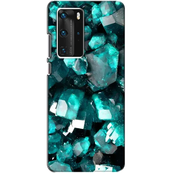 Чехол с рисунком «Кристалы» для Huawei P40 Pro Чехол с рисунком «Кристалы» для Huawei P40 Pro