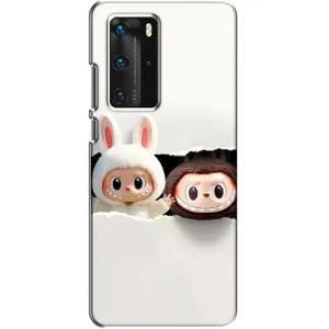 Чохол з принтом Лабубу для Huawei P40 Pro (Фігурки Labubu)