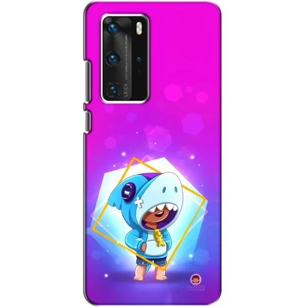 Чехол с рисунком «Леон в костюме Акулы» для Huawei P40 Pro