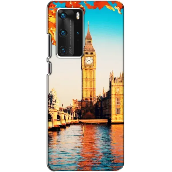Чехол с рисунком «Летний Лондон» для Huawei P40 Pro Чехол с рисунком «Летний Лондон» для Huawei P40 Pro
