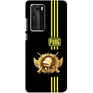 Чехол (TPU) с картинкой "Лого Пабг" на Хуавей П40 Про (Лого PUPG)