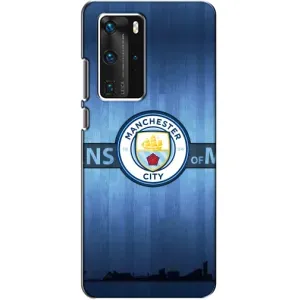 Силиконовые Чехлы принт Футбол на Huawei P40 Pro (ManCity)
