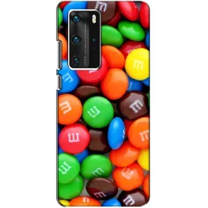 Чохол з зображенням смачної їжі для Huawei P40 Pro (Різнокольорові M&M'S)
