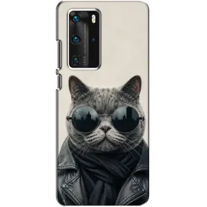 Чохол на тематику: Коти для Huawei P40 Pro (Модний кіт)