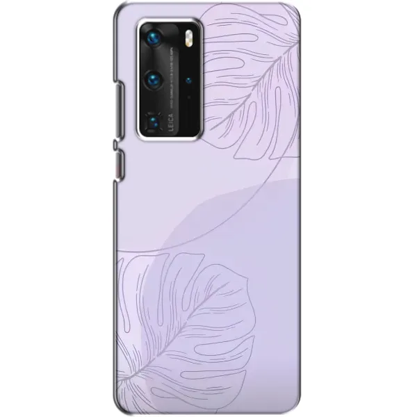 Чехол с рисунком «Монстера фиолетовая» для Huawei P40 Pro Чехол с рисунком «Монстера фиолетовая» для Huawei P40 Pro