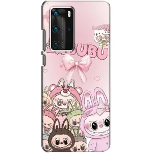 Чохол з принтом Лабубу для Huawei P40 Pro (Монстри Лабубу)
