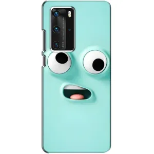 Силиконовые Чехлы (смешные стикеры) для Huawei P40 Pro (Забавное мятное лицо)