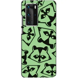 Силіконовий Чохол з Энотами на Huawei P40 Pro (Мордочки Єнота)